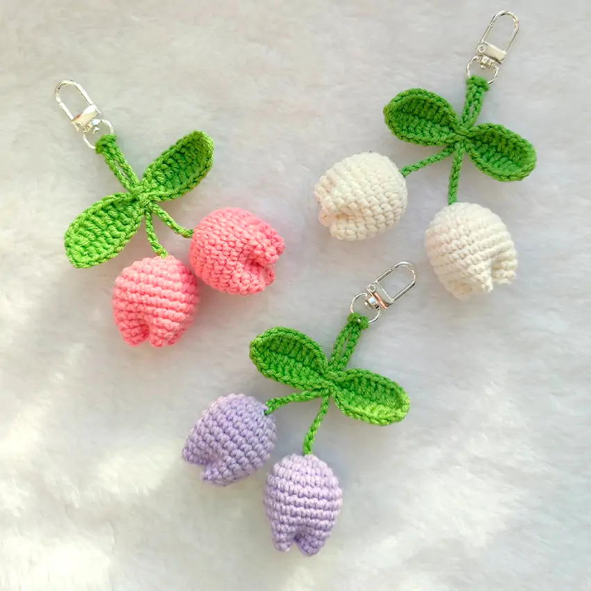 Брелок тюльпан